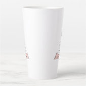 Tasse Latte Paix Intérieure, Chat Extérieur (Devant)