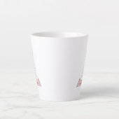 Tasse Latte Paix Intérieure, Chat Extérieur (Devant)