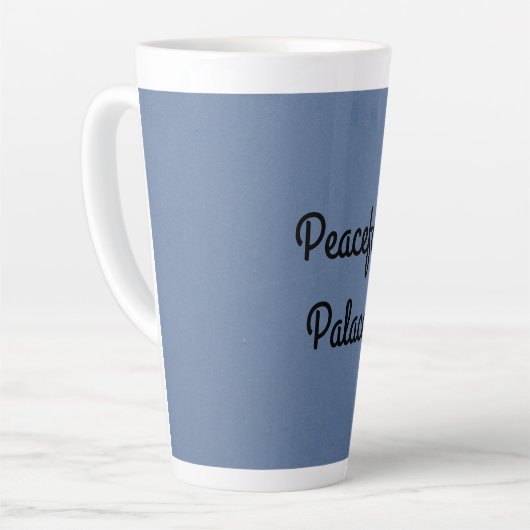 Tasse Latte Palais paisible (Angle gauche)