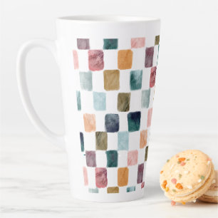 Tasse Latte palette de couleurs de teinture naturelle