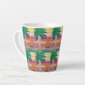 Tasse Latte Palm Tree and Sailboat (Angle gauche)