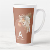 Tasse Latte Palmiers de palme botanique moderne terre cuite pa (Droite)