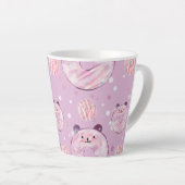 Tasse Latte Panda Donut (Angle droit)