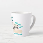 Tasse Latte Panda paresseux mignon (Angle droit)