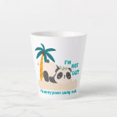 Tasse Latte Panda paresseux mignon (Devant)