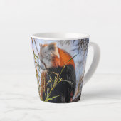 Tasse Latte Panda rouge (Angle droit)