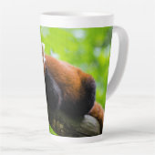 Tasse Latte Panda rouge (Angle droit)