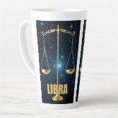 Tasse Latte Panneau d'astrologie de la bibliothèque (Angle gauche)