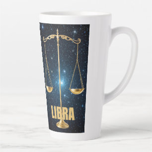 Tasse Latte Panneau d'astrologie de la bibliothèque
