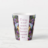Tasse Latte Pansy Fairy (Devant)
