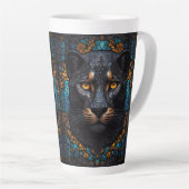 Tasse Latte Panthère noire (Angle droit)