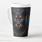 Tasse Latte Panthère noire (Angle gauche)