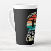 Tasse Latte Papa au tir à l'arc (Angle gauche)