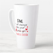 Tasse Latte Papa, Je Serai Toujours Votre Petite Fille, Financ (Angle gauche)