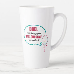 Tasse Latte Papa, je suis si heureux que votre jeu de traction