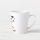 Tasse Latte Papa pompier | Cadeaux de Fête des pères (Droite)