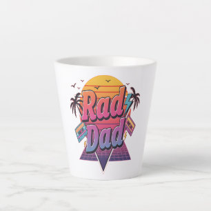 Tasse Latte Papa Radical – Style Néo Rétro des Années 80 pour