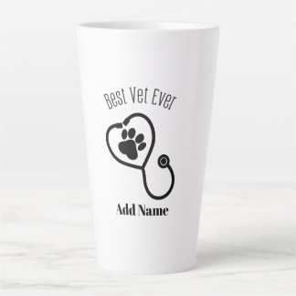Tasse Latte Papa Vétérinaire Meilleur Médecin Vétérinaire Anim