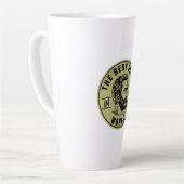 Tasse Latte Papas Légendaires Cool – Conception de Typographie (Angle gauche)