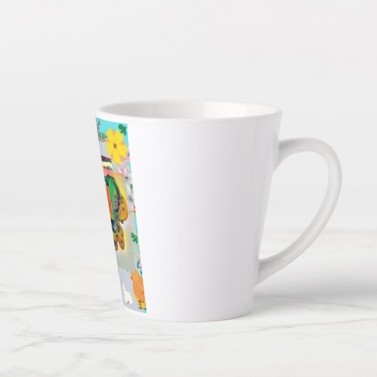 Tasse Latte Papillon (Droite)