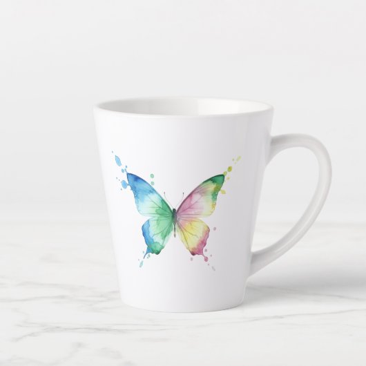 Tasse Latte Papillon (Droite)