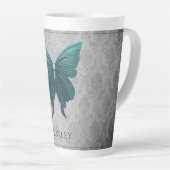 Tasse Latte Papillon à bijoux turquoise (Angle droit)