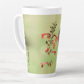 Tasse Latte Papillon avec versets sur la Force de Dieu (Angle gauche)