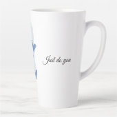 Tasse Latte Papillon Bleu (Droite)
