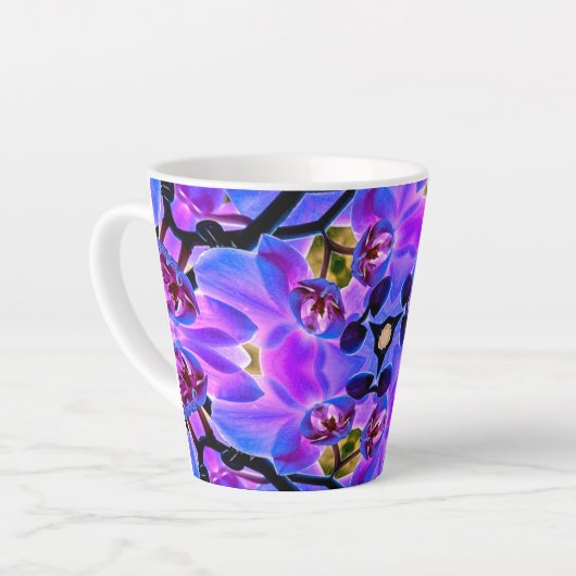 Tasse Latte Papillon comme des fleurs (Angle gauche)