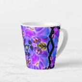 Tasse Latte Papillon comme des fleurs (Angle droit)