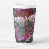 Tasse Latte Papillon de l'aube montante (Devant)