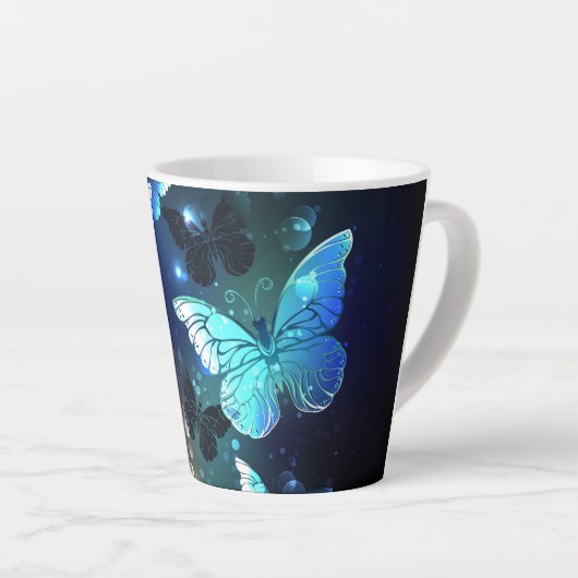 Tasse Latte Papillon de nuit (Angle droit)