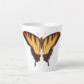Tasse Latte Papillon de queue de tigre (Devant)