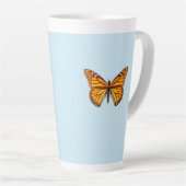 Tasse Latte Papillon Monarque (Angle droit)