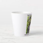 Tasse Latte Papillon monarque (Devant)