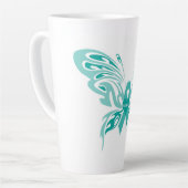 Tasse Latte Papillon Neuralgique Trigeminal #4 (Angle gauche)