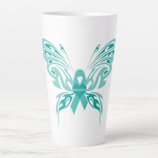 Tasse Latte Papillon Neuralgique Trigeminal #4 (Devant)