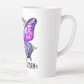 Tasse Latte Papillon plus fort (Droite)