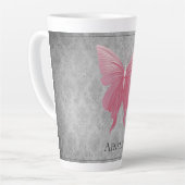 Tasse Latte Papillon rose bijoux (Angle gauche)