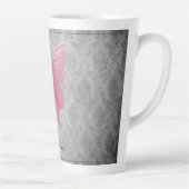 Tasse Latte Papillon rose bijoux (Droite)