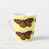 Tasse Latte Papillon Viceroy Belle photographie de la nature (Angle gauche)