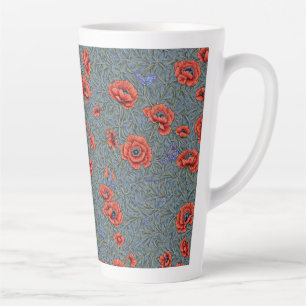 Tasse Latte Papillons bleus