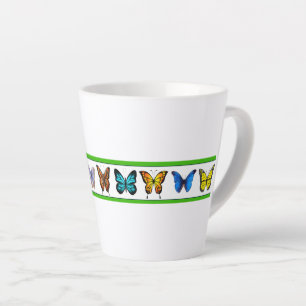 Tasse Latte Papillons bleus (Collection Bridget)