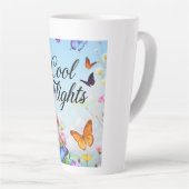 Tasse Latte Papillons Cool Flights (Angle droit)