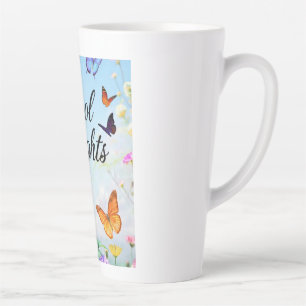 Tasse Latte Papillons Cool Flights