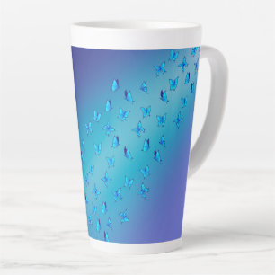 Tasse Latte Papillons enchantés