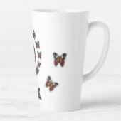 Tasse Latte Papillons spiraux (Droite)