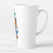 Tasse Latte Papillons volants Morpho et Monarch (Droite)