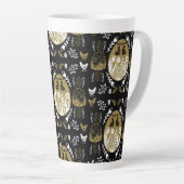 Tasse Latte Pâques Avril cadeau de vacances (Angle droit)