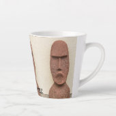 Tasse Latte Pâques Île Moai Head Thunder Cove (Droite)